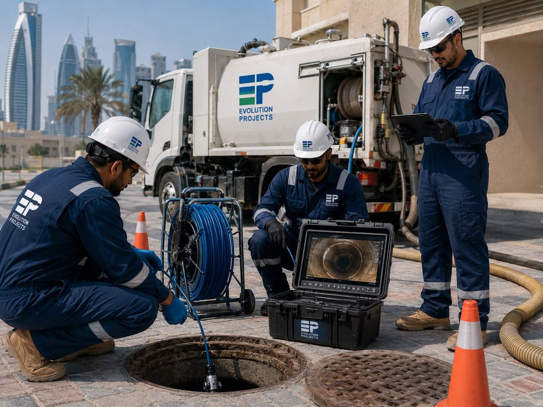 CCTV inspection of drainage lines — Evolution Projects