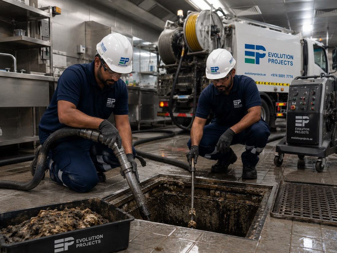 Rodding & cleaning of drainage lines — Evolution Projects