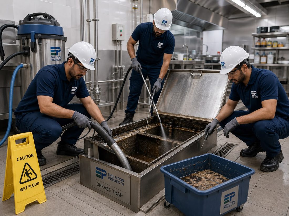 Periodic cleaning & pump-out — Evolution Projects