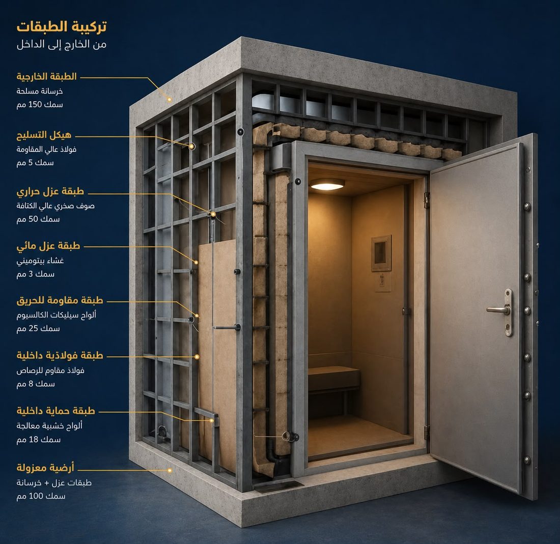 هيكل داخلي مقوّى ومستقل — Evolution Projects