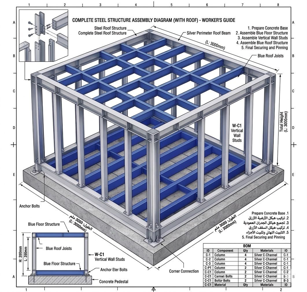تصميم وفق المعايير والمتطلبات الفنية — Evolution Projects