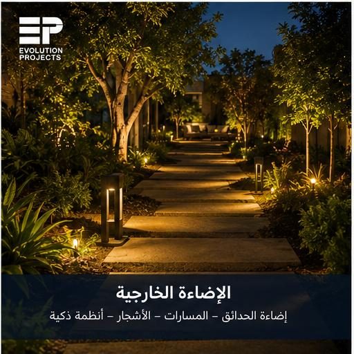 الإضاءة الخارجية — Evolution Projects