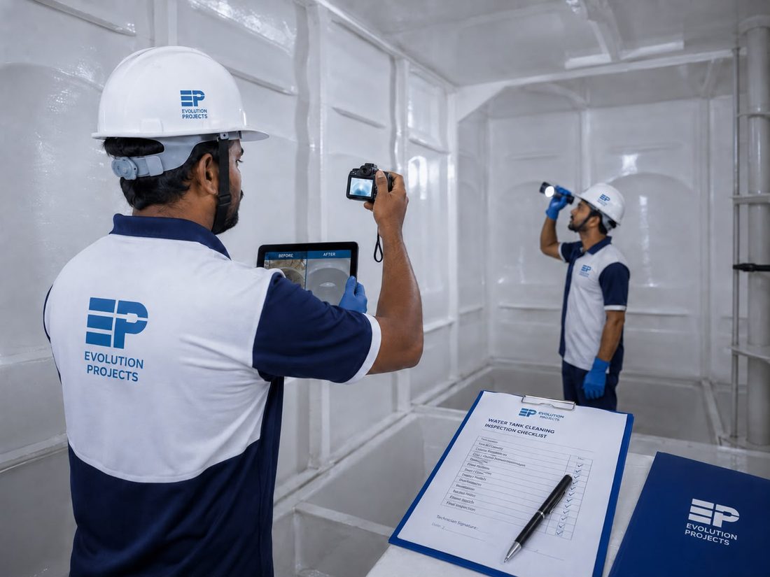 Inspection, documentation & reporting — Evolution Projects